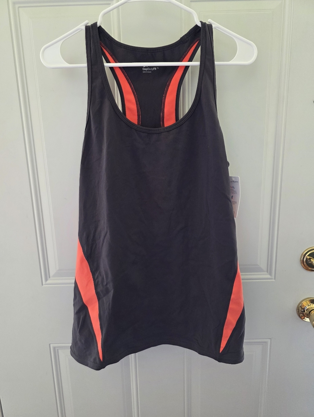GAP Black Racerback Tank Size XL - New With Tags